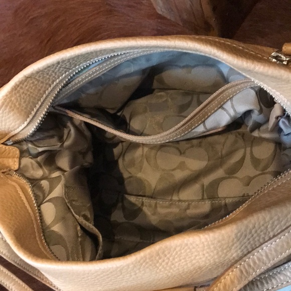 Coach Tan Purse - Picture 5 of 8